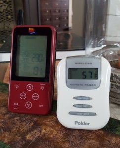 The 'couch' end of my remote thermometers - These are great gizmos!
